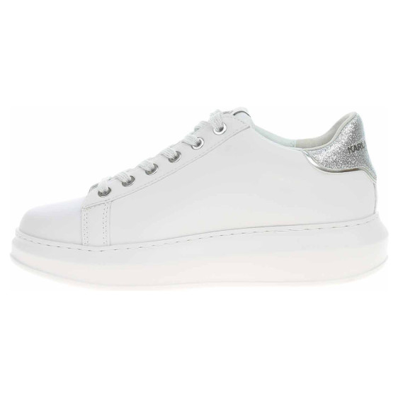 detail Dámská obuv Karl Lagerfeld KL62511G 01S white lthr w-silver