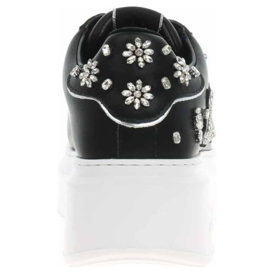 detail Dámská obuv Karl Lagerfeld KL63525 00S black lthr w-silver