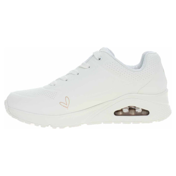 detail Skechers JGoldcrown: Uno - Golden Heart white rose