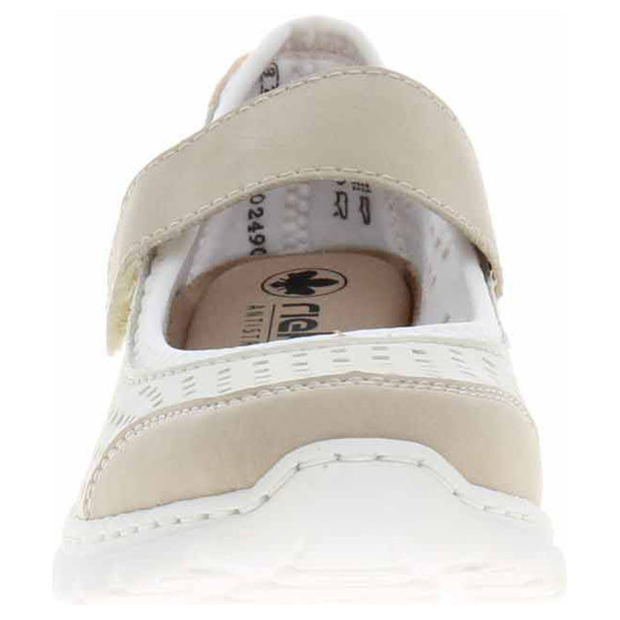 detail Dámské baleriny Rieker L32B5-81 weiss kombi