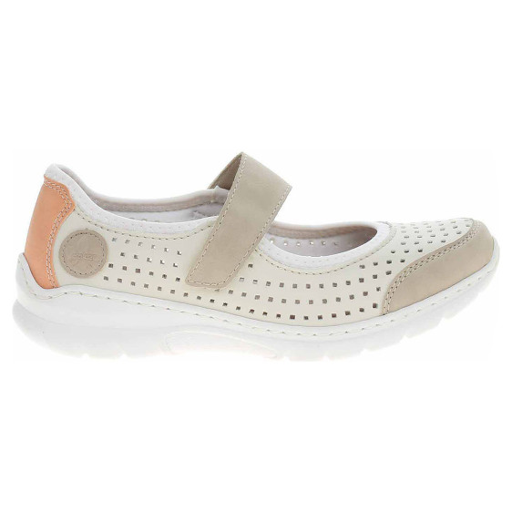 detail Dámské baleriny Rieker L32B5-81 weiss kombi