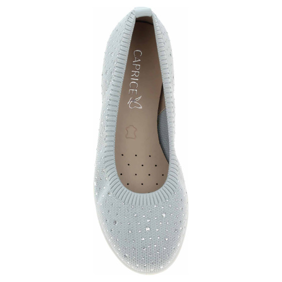 detail Dámské baleriny Caprice 9-22107-42 lt grey knit