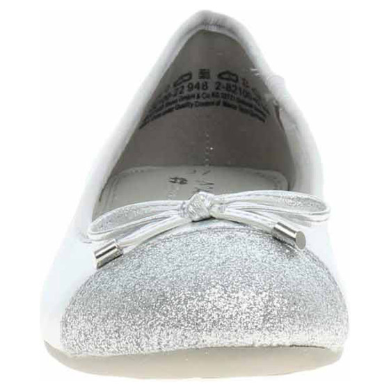 detail Dámské baleriny Marco Tozzi 2-82100-42 silver comb