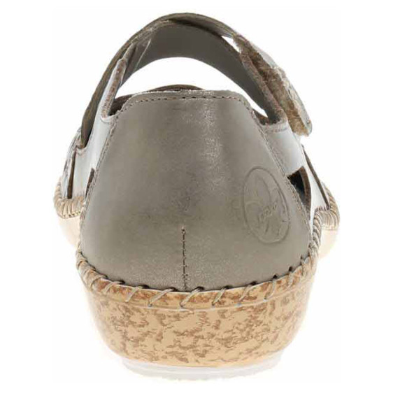 detail Dámské baleriny Rieker 44856-64 beige