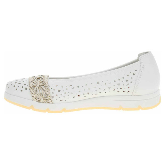 detail Dámské baleriny Rieker L3062-80 weiss