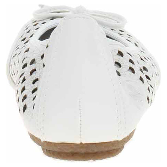 detail Dámské baleriny Rieker 41489-80 weiss