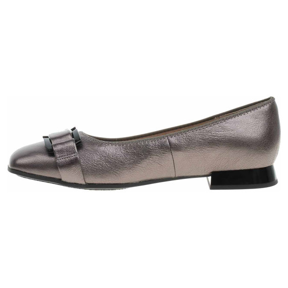 detail Dámské baleriny Caprice 9-22101-45 dk grey metall