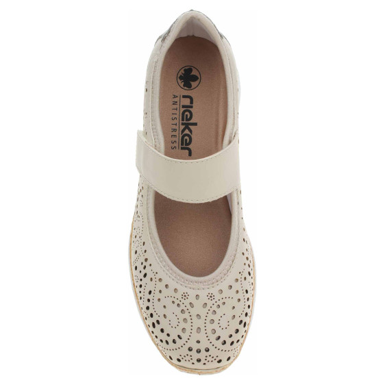 detail Dámské baleriny Rieker N4299-60 beige