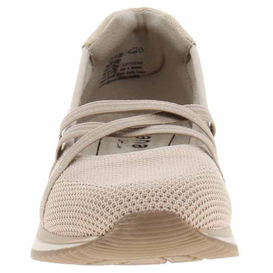 detail Dámské baleriny Jana 8-22173-42 beige-gold