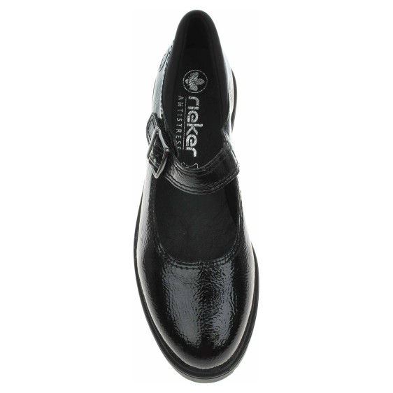 detail Dámské baleriny Rieker 45567-00 schwarz