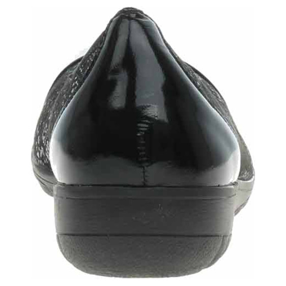 detail Dámské baleriny Caprice 9-22103-41 black comb