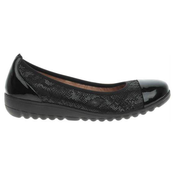 detail Dámské baleriny Caprice 9-22103-41 black comb