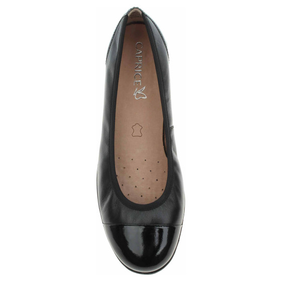 detail Dámské baleriny Caprice 9-22103-41 black nappa co