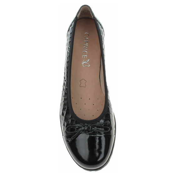 detail Dámské baleriny Caprice 9-22150-45 black croco