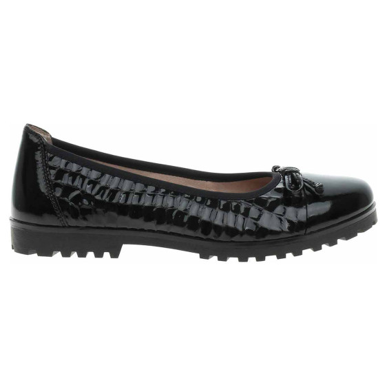 detail Dámské baleriny Caprice 9-22150-45 black croco