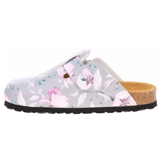 detail Dámské pantofle Bio Life 1920 Samba 620 flower kombi