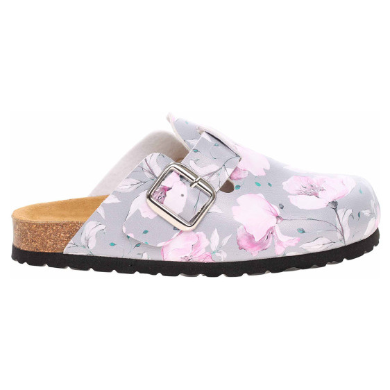 detail Dámské pantofle Bio Life 1920 Samba 620 flower kombi