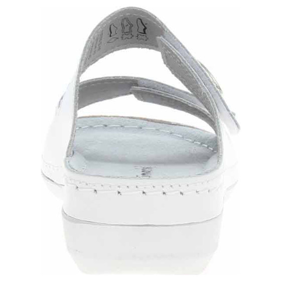 detail Dámské pantofle Tamaris 1-27510-41 white leather