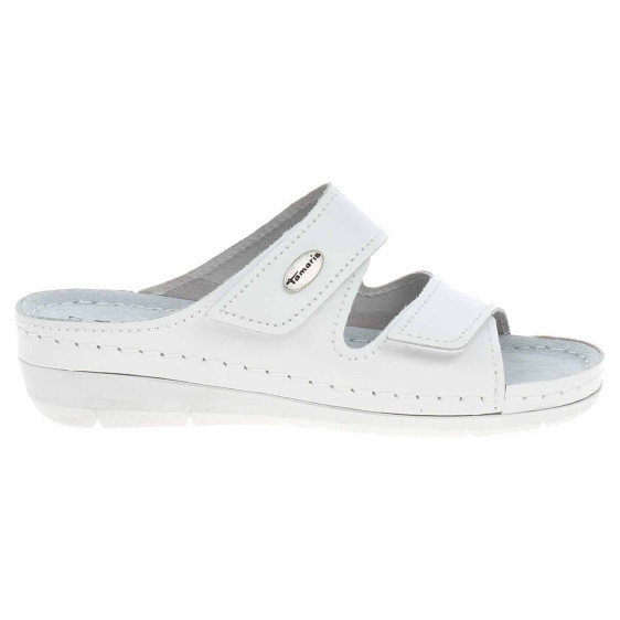 detail Dámské pantofle Tamaris 1-27510-41 white leather