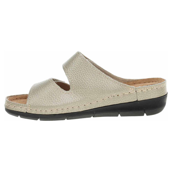 detail Dámské pantofle Tamaris 1-27510-41 light gold met