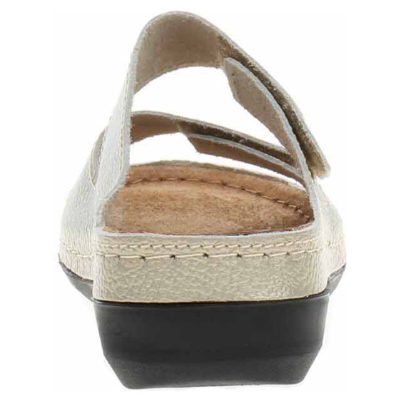 detail Dámské pantofle Tamaris 1-27510-41 light gold met