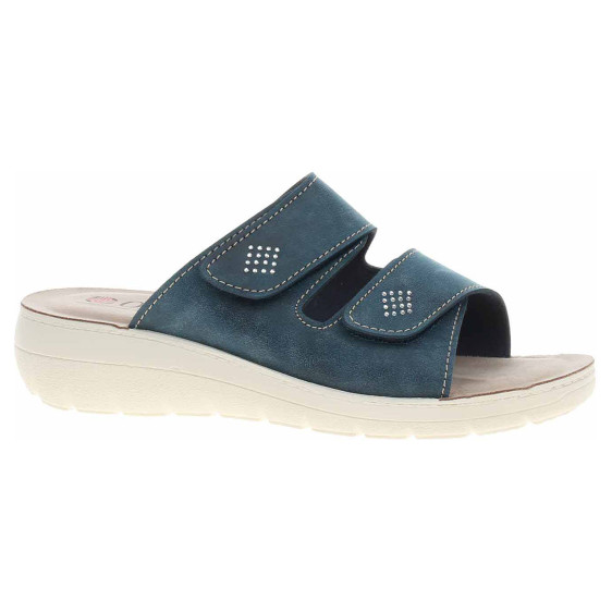 detail Dámské pantofle Orto Med 2622-N17 modrá