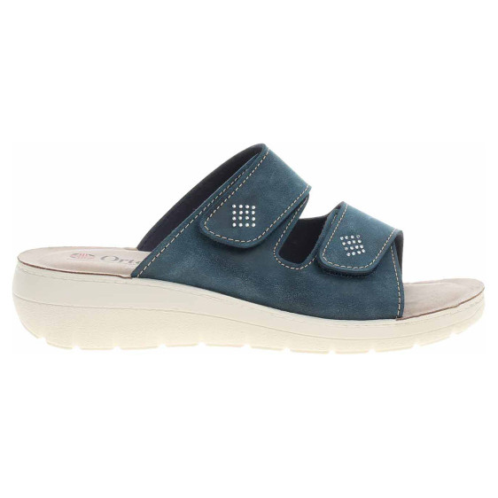 detail Dámské pantofle Orto Med 2622-N17 modrá