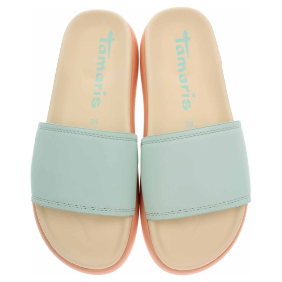detail Dámské plážové pantofle Tamaris 1-27511-44 mint comb