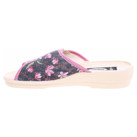 detail Dámské domácí pantofle Rogallo 7101-018 modrá