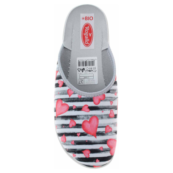 detail Dámské domácí pantofle Rogallo 27988 šedá