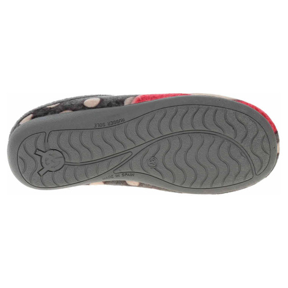 detail Dámské domácí pantofle Medi Line 5145-023 gris