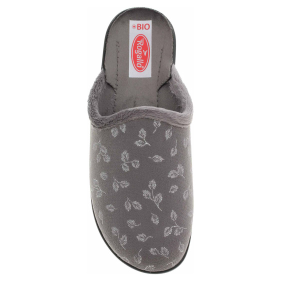 detail Dámské domácí pantofle Rogallo 28276 šedá