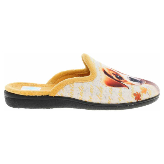 detail Dámské domácí pantofle Medi Line 1146-024 amarillo