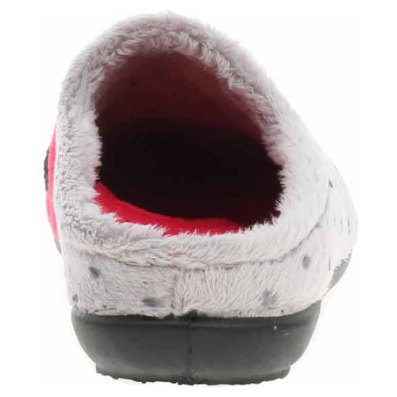 detail Dámské domácí pantofle Medi Line 1121-024 grey-red