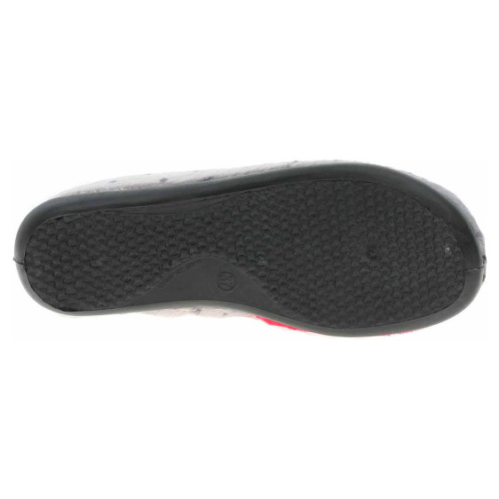 detail Dámské domácí pantofle Medi Line 1121-024 grey-red