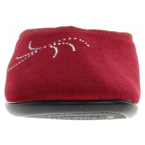 detail Dámské domácí pantofle Rogallo 27893 vínová