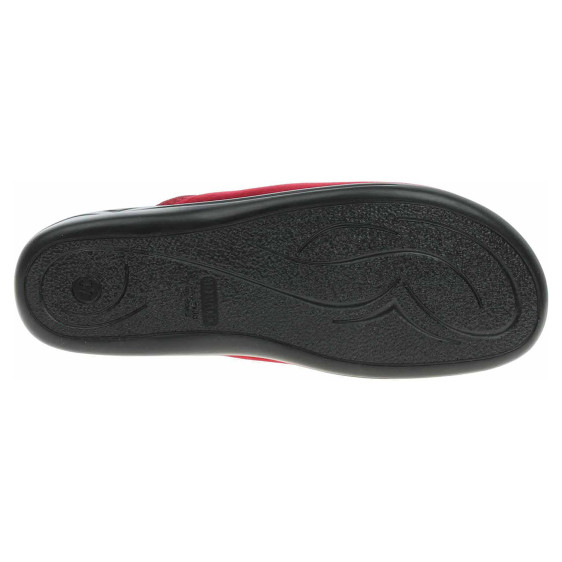 detail Dámské domácí pantofle Rogallo 27893 vínová