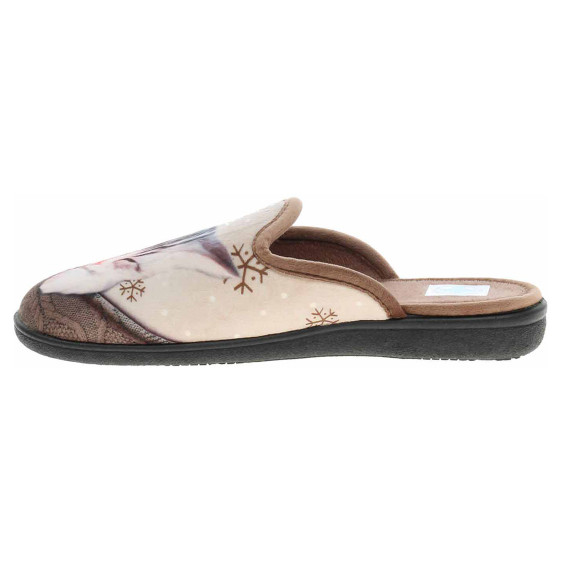 detail Dámské domácí pantofle Medi Line 1517-025 tostado