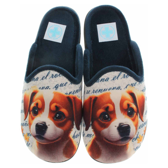 detail Dámské domácí pantofle Medi Line 1519-025 marino