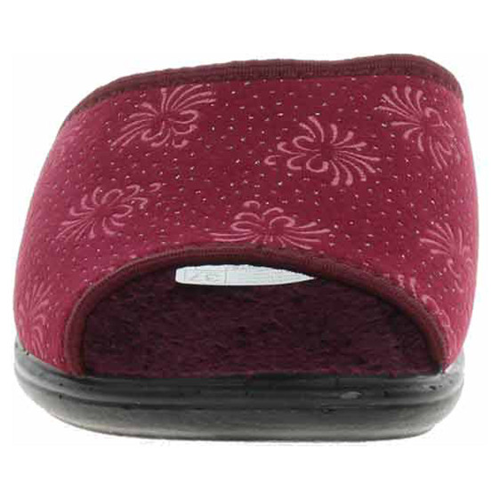 detail Dámské domácí pantofle Rogallo 29783 vínová
