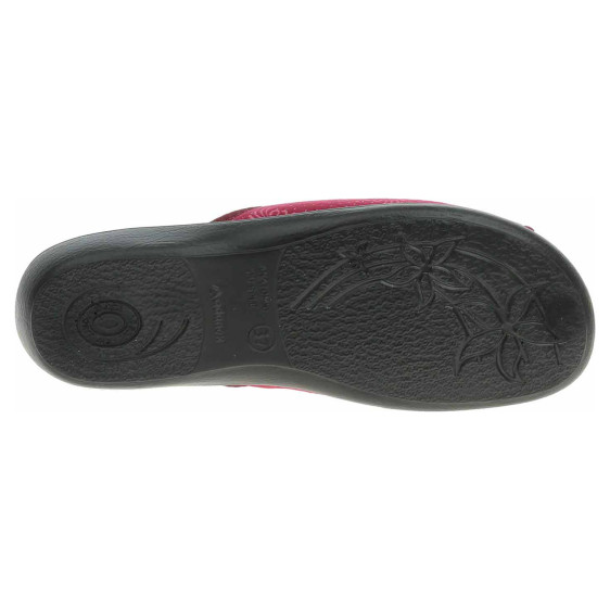 detail Dámské domácí pantofle Rogallo 29783 vínová