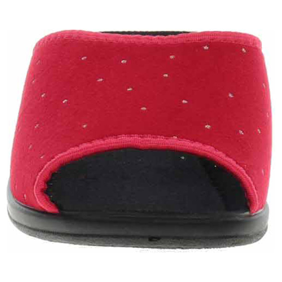 detail Dámské domácí pantofle Rogallo 29861 červená