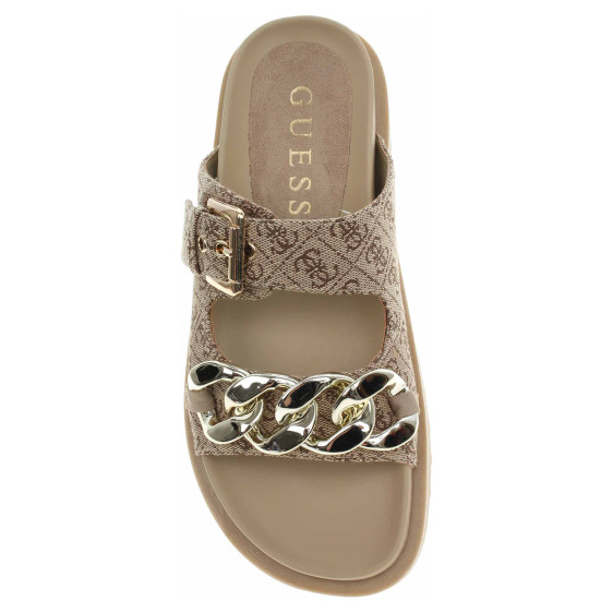 detail Dámské pantofle Guess FL6FT2FAL03-BEIBR