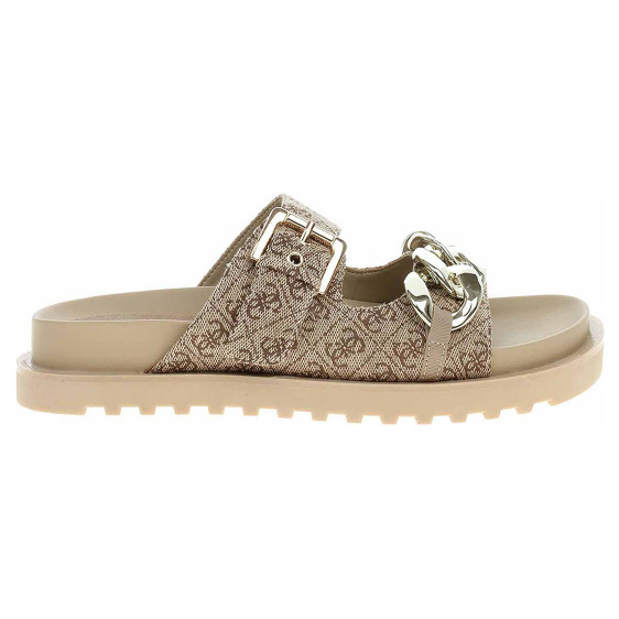 detail Dámské pantofle Guess FL6FT2FAL03-BEIBR