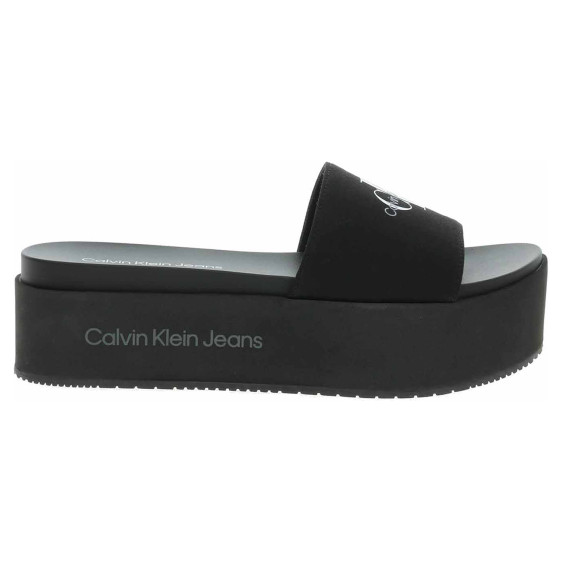 detail Dámské pantofle Calvin Klein YW0YW01036 BDS Black