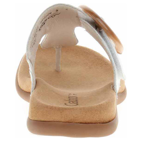 detail Dámské pantofle Gabor 63.701.21 weiss