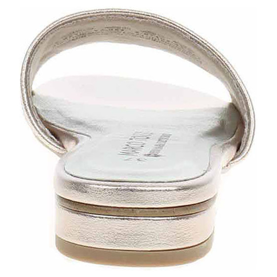 detail Dámské pantofle Marco Tozzi 2-87102-42 platinum