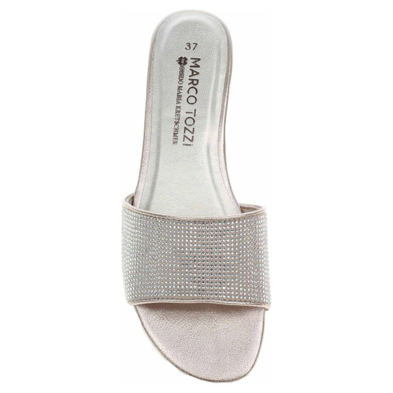 detail Dámské pantofle Marco Tozzi 2-87102-42 platinum