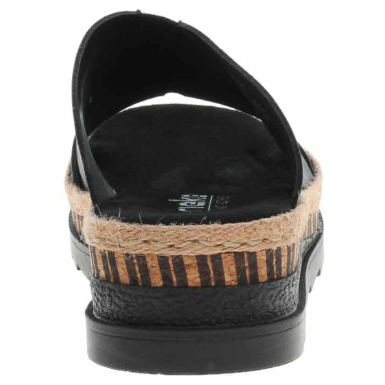 detail Dámské pantofle Rieker V7989-00 schwarz