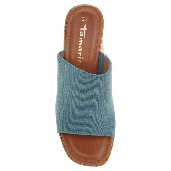 detail Dámské pantofle Tamaris 1-27227-42 denim